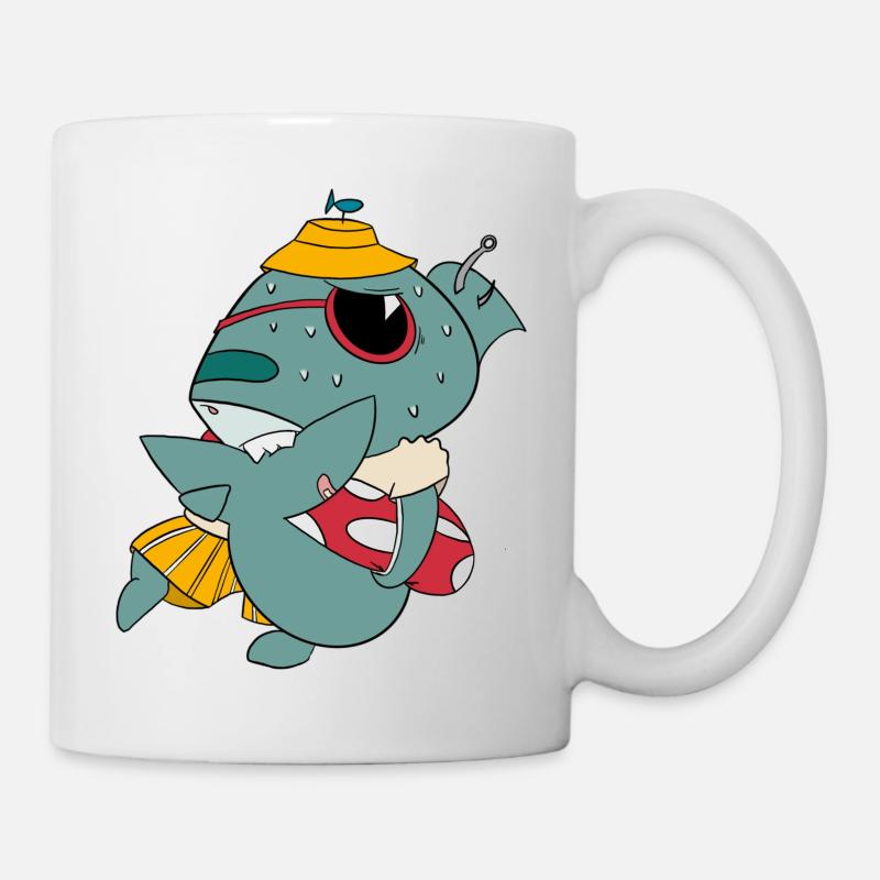 Franky der Hai - Tasse - Weiß
