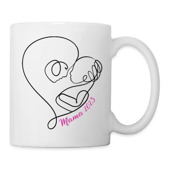 Mama 2023 - Tasse - Weiß - Rechts