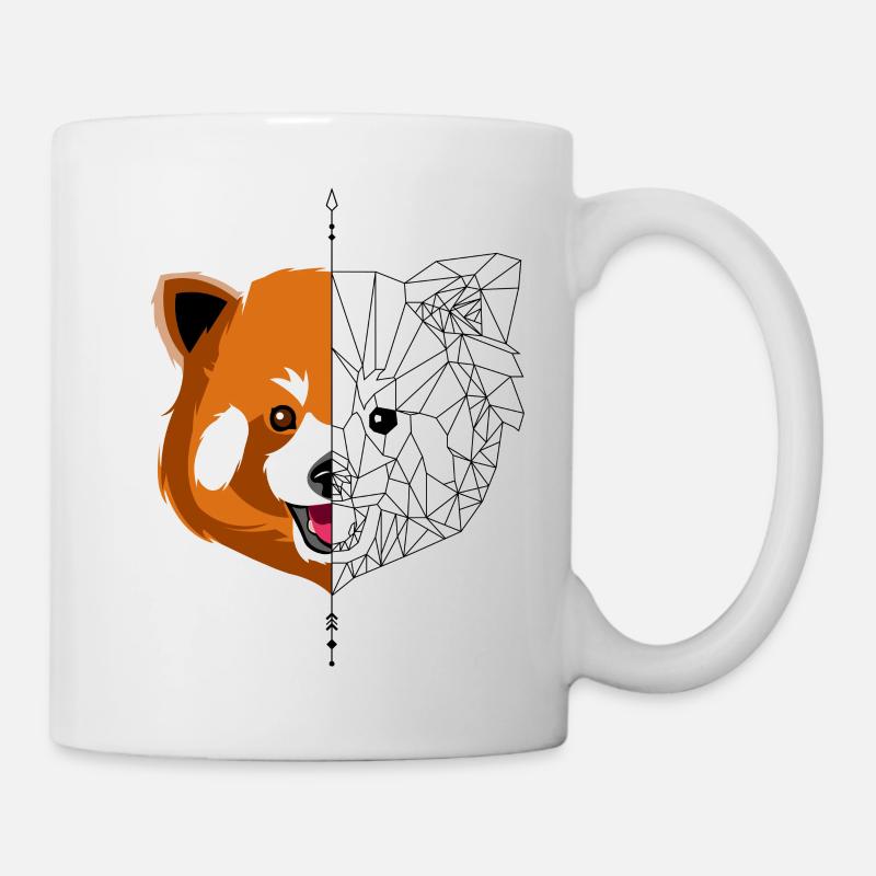 Minimalist red panda - Mug - white