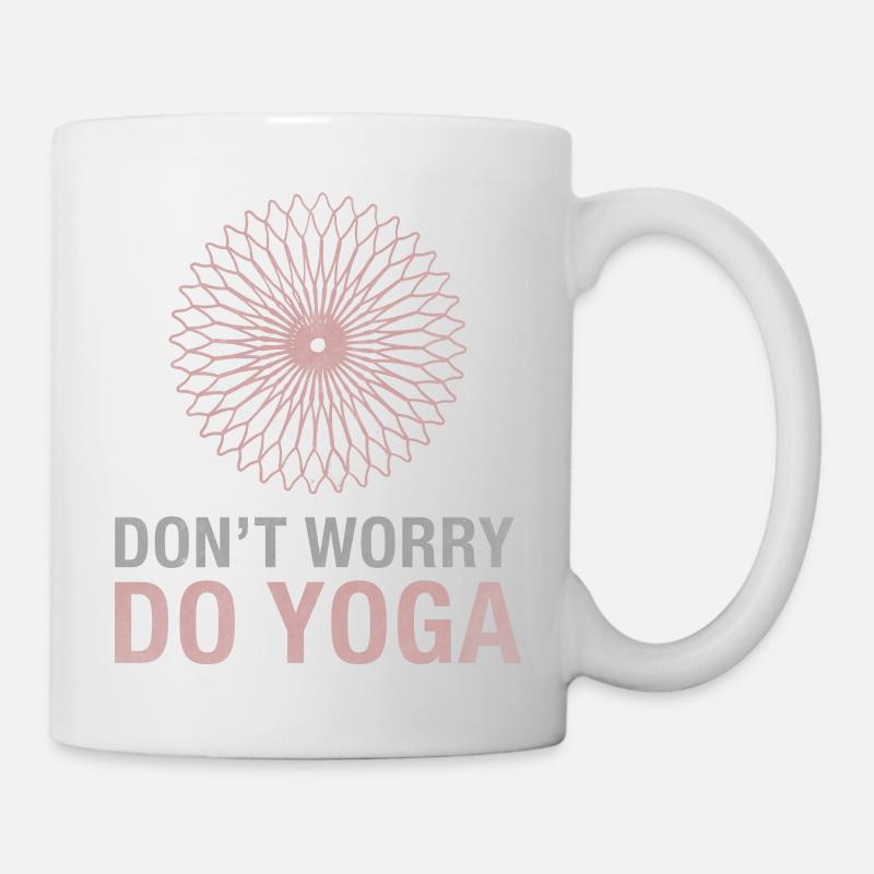 Don´t Worry Do Yoga - Mug blanc - blanc