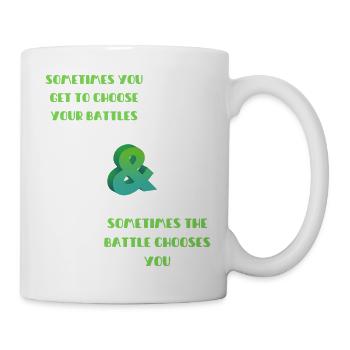 Choose your battles - Mug - white - Right