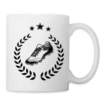 Fußball Football - Mug blanc - blanc - Droite