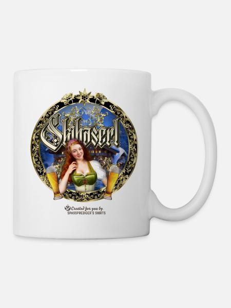 Skihaserl - Tasse - Weiß