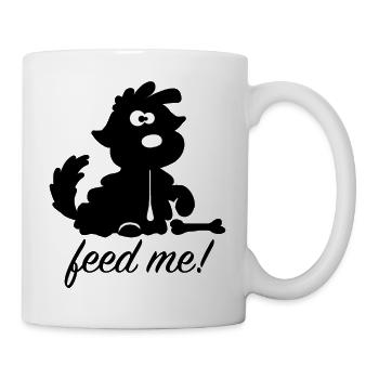 Feed Me Design - Mug - white - Right