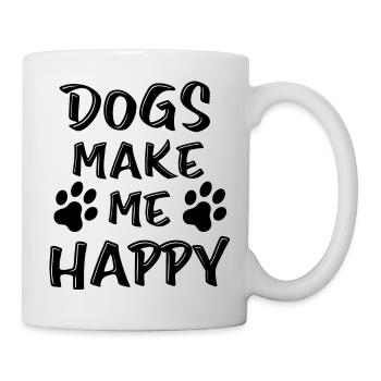 Chien de chasse - Mug blanc - blanc - Droite