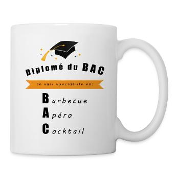 Barbecue - BBQ - Mug blanc - blanc - Droite
