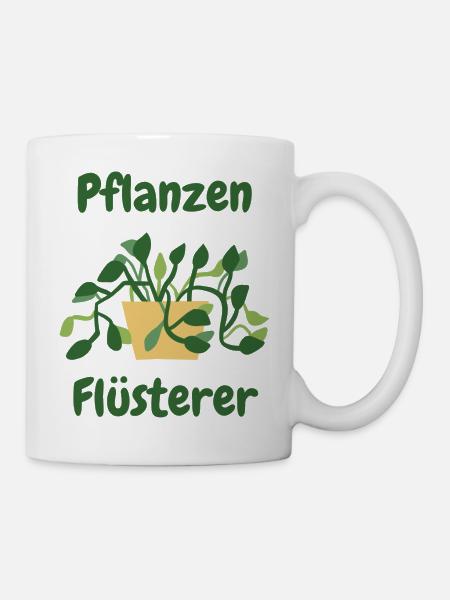 Pflanzen Flüsterer - Tasse - Weiß