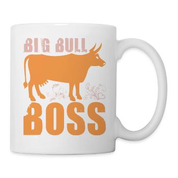 BIG BULL UND BOSS - Tasse - Weiß - Rechts