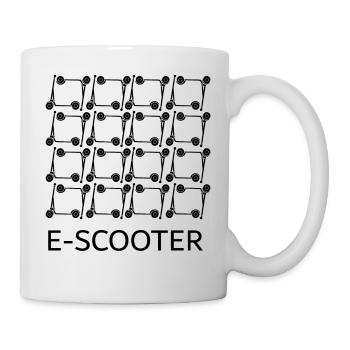 E-Scooter E-Roller Scooter - Mug blanc - blanc - Droite