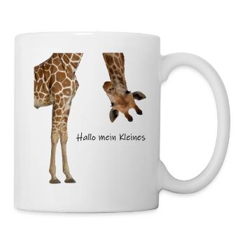 Giraffe – Tiere – Kinder – niedlich – süß - Tasse - Weiß - Rechts