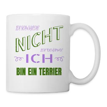 witzig hundeliebhaber spruch doggie cool bachhund - Tasse - Weiß - Rechts