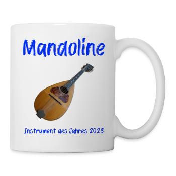 Mandoline Instrument des Jahres 2023 (Washburn) - Tasse - Weiß - Rechts