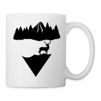 Adventure Travel Hiking Mountain - Tasse - Weiß - Rechts