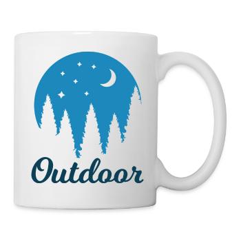 Adventure Travel Hiking Mountain - Tasse - Weiß - Rechts