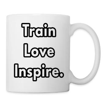 Train Love Inspire - coach gifts - Mug - white - Right