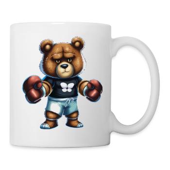 Boxing bear - Mug - white - Right