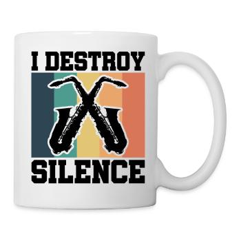 Jazz Saxophone funny - Mug - white - Right