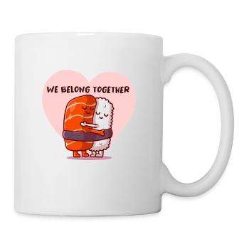 Wir gehören zusammen We Belong Together - Mug blanc - blanc - Droite