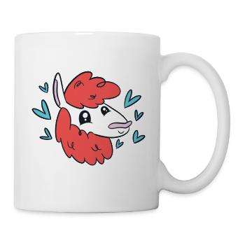 It's Never Too Late To Be A Llama! Cute Funny - Mug - white - Right