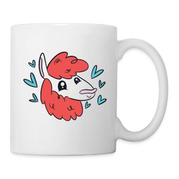 Llama-Zing Things Can Happen Today Cute Funny - Mug - white - Right