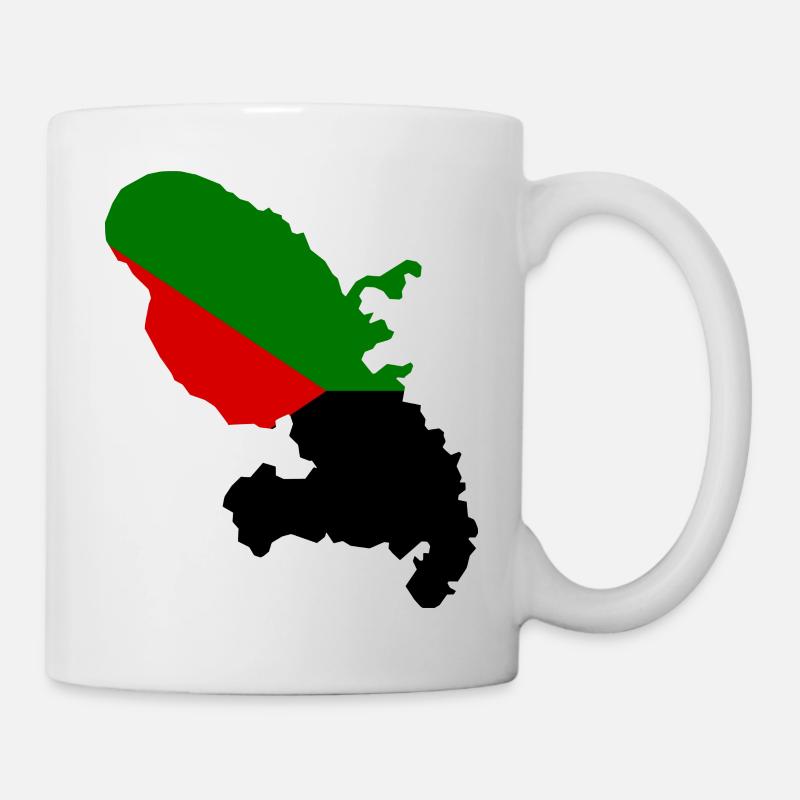 Carte de la martinique - Mug blanc - blanc