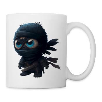 Ninja - Tasse - Weiß - Rechts