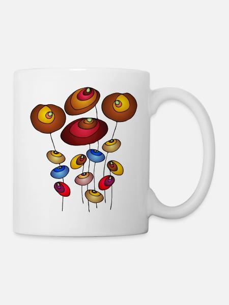 Fleur - Mug blanc - blanc