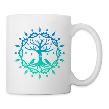 Mandala Tree - Colored - Mug - white - Right