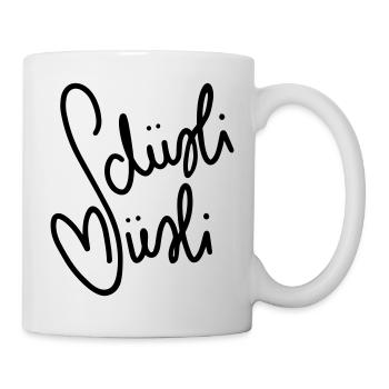 schüsli müsliai - Tasse - Weiß - Rechts