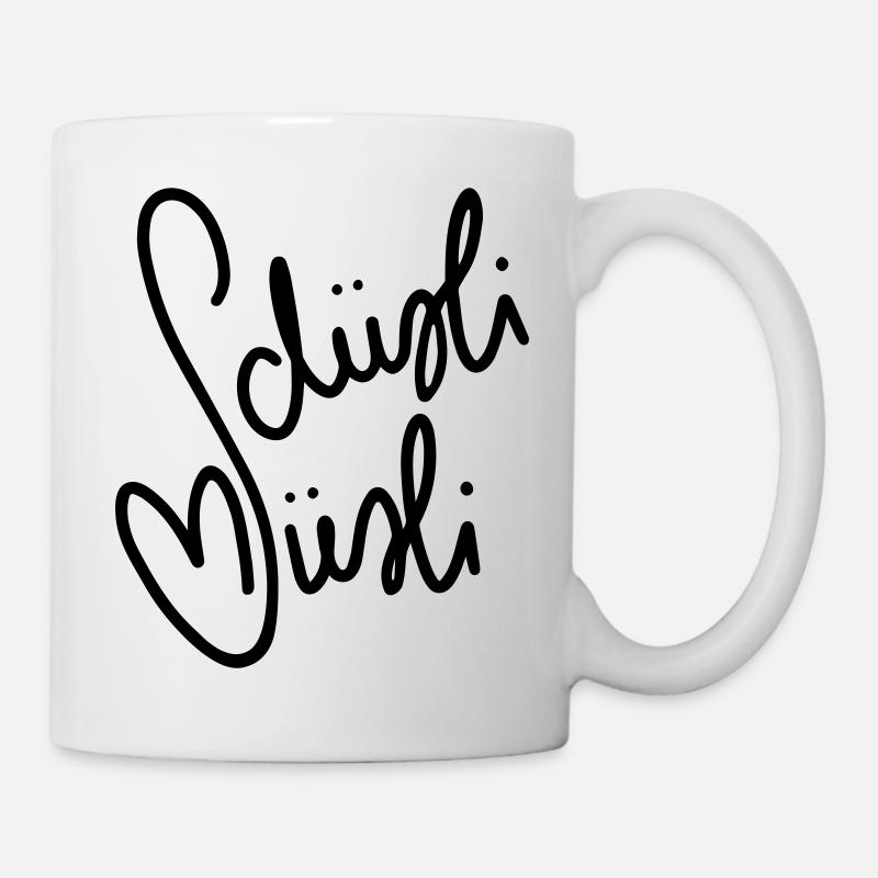 schüsli müsliai - Tasse - Weiß