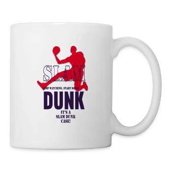 Stop Watching Start Doing Slam Dunk Basketball - Mug - white - Right