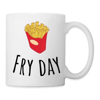 Fry day - Mug blanc - blanc - Droite