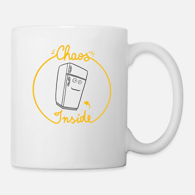 Chaos im Inneren - Tasse - Weiß