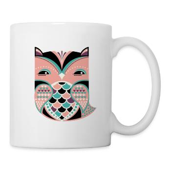 Süße Eule - Tasse - Weiß - Rechts