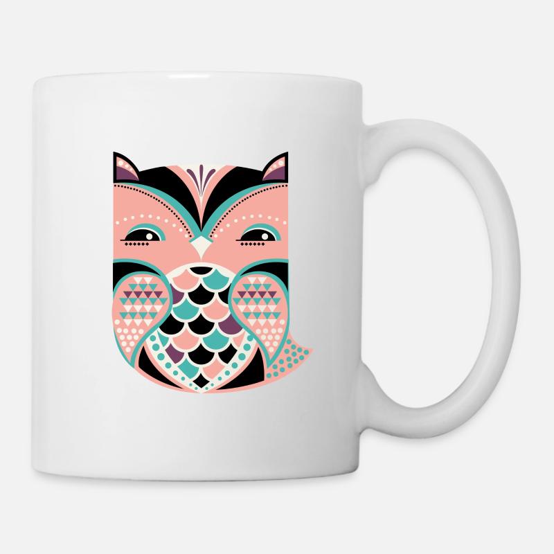 Süße Eule - Tasse - Weiß
