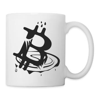 Das Symbol von Bitcoin - Tasse - Weiß - Rechts