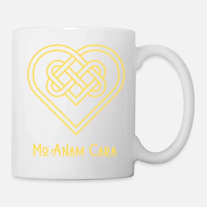 MoAnam Cara Heart Triskel - Mug blanc - blanc