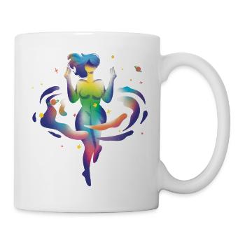 Space Girl - Mug - white - Right
