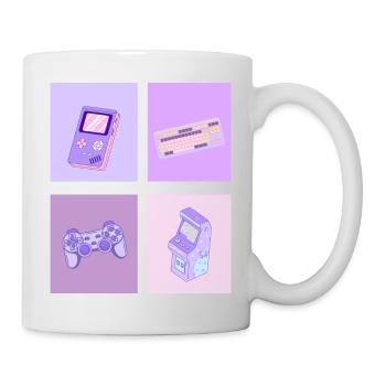 Collage de jeu - Mug blanc - blanc - Droite