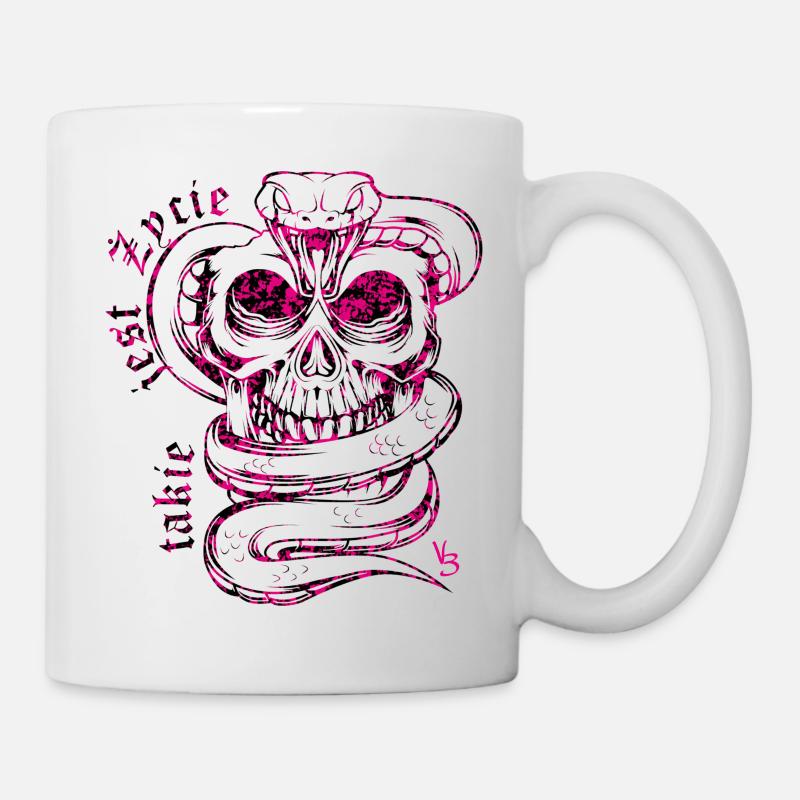 Schlange Polnisch V3 - Tasse - Weiß