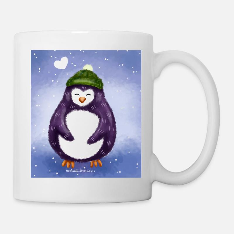 Winter Penguin - Mug - white