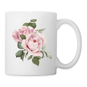 Roses - Mug blanc - blanc - Droite
