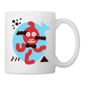 Kuckuck der Goldfisch - Tasse - Weiß - Rechts