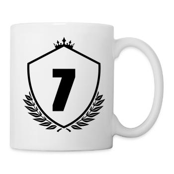 Armoiries 7 - Mug blanc - blanc - Droite