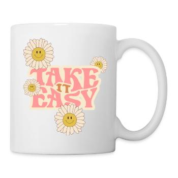Take it Easy - Tasse - Weiß - Rechts