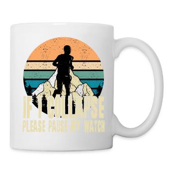 Trail Runner Running Jogging Jogger I Gift - Mug - white - Right