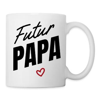 Future papa : annonce grossesse femme enceinte - Mug blanc - blanc - Droite