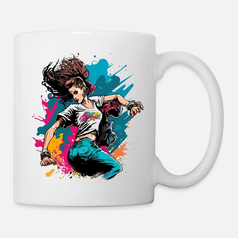 La danseuse de Hip hop - Mug blanc - blanc