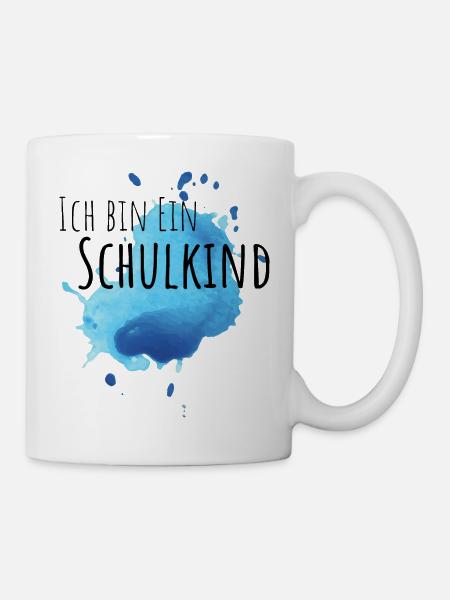Ich bin ein Schulkind - Tasse - Weiß