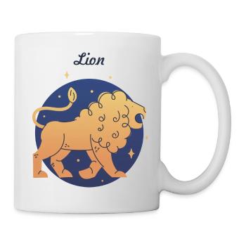 Lion - Mug blanc - blanc - Droite